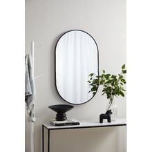 Tate Oval Metal Framed Wall Mirror